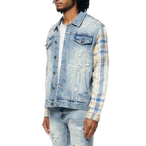 Conjunto de chaqueta y pantalones vaqueros para hombre de venta directa de fábrica de Pakistán, novedad de 2024, conjunto de chaqueta y pantalones vaqueros para hombre de Color sólido - Product Image 4