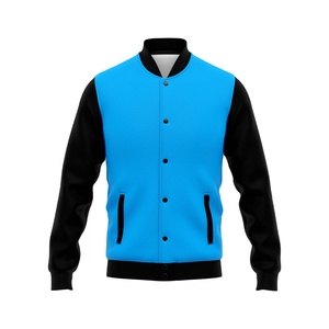 Chaqueta Deportiva de Béisbol con Logotipo Personalizado, Fabricante de Ropa Personalizada, Chaqueta de Béisbol Personalizada con Botones, Chaqueta Informal 2026 - Product Image 1