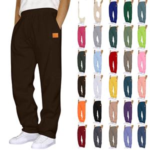 Pantalones Deportivos Personalizados para Hombre, Duraderos, de Secado Rápido, Transpirables, de Poliéster y Algodón, Corte Regular, Diseño Sólido, Cierre con Cordón en la Cintura 2026 - Product Image 2