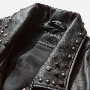 Chaleco de motorista de colores personalizados para hombre, Chaleco de Hip Hop de piel sintética, chaleco Punk, botón de cuerno, estilo informal suelto de talla grande - Product Image 3