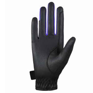 Gants de sport unis personnalisables vente en gros de gants d'équitation d'hiver en cuir de vache équestre manchette en sergé écran tactile compatible extérieur - Product Image 4