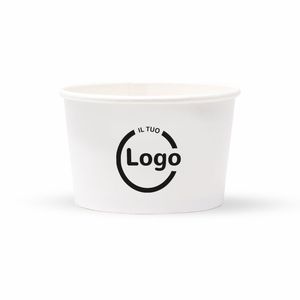 Gobelets en papier à double paroi biodégradables avec logo personnalisé 235cc - Gobelets écologiques en carton - Product Image 2