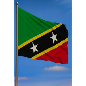 Drapeau extérieur personnalisable avec impression numérique, mât en aluminium et matériau en nylon ou polyester - Product Image 2