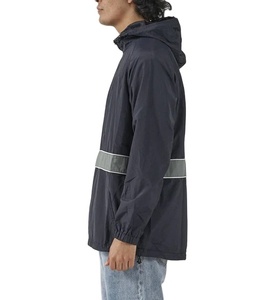 Chaqueta cortavientos de nailon de alta calidad para hombre, estilo informal a la moda, cierre de cremallera, prendas de vestir exteriores a prueba de viento de talla grande - Product Image 2