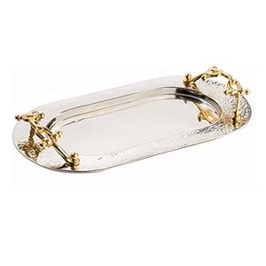 Plateau de service de haute qualité pour restaurant, café, service de plats, nourriture, fruits, café, plateau de service pour mariage, fête, table - Product Image 3