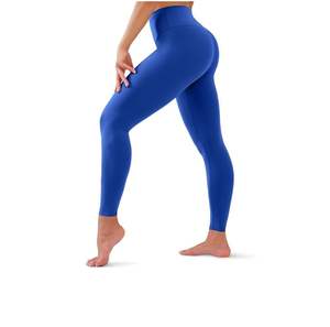 Women's S-XL 100% Cotton Sports <b>Leggings</b> High Waist Gym Fitness Yoga Pants <b>Tie</b> <b>Dye</b> Breathable Knitted Fabric Sports <b>Leggings</b> - Product Image 1