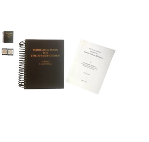 LIBRO DE PRUEBA DE VISIÓN DE ISHIHARA DE ENCUADERNO EN ESPIRAL PARA LA DEFICIENCIA DE COLOR 38 PLACAS (ÚLTIMA EDICIÓN) .. - Product Image 1