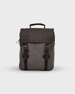 Genuine Leather Canvas <b>Backpack</b> Waterproof 36-<b>55L</b> Capacity Travel Laptop Fashion Style Wholesale Bulk Manufacturer LCB-0005 - Product Image 1