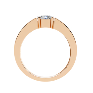 Bague en or rose avec diamants cultivés en laboratoire-Bijoux de luxe durables pour toutes les occasions - Product Image 3