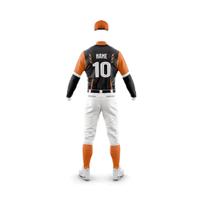 OEM Customizable Breathable Quick Dry Digital Print Baseball Uniform Sets 100% Polyester <b>Half</b> Sleeve Men's Adult Sizes Low MOQ - Product Image 6