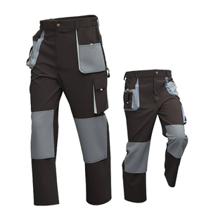 100% Polyester réfléchissant sécurité industrielle vêtements de travail pantalons haute visibilité hommes usine travailleur pantalon Construction porter des pantalons de travail - Product Image 4