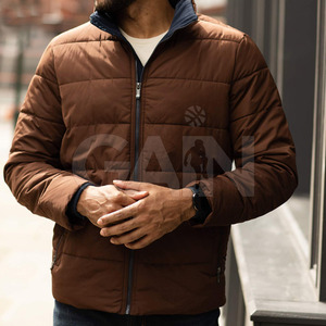 Veste à capuche décontractée unie pour homme 2025, streetwear, nouvelle mode, coupe-vent, veste d'hiver avec logo sur le devant - Product Image 3