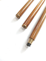Bâton de marche bohème de luxe en bois avec poignée en laiton, pliable en 3, étanche, écologique, fait main, léger, facile à transporter, Diwali