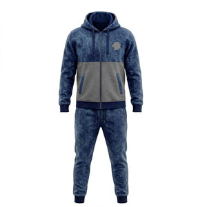 Chándales de hombre con logotipo personalizado de moda, chándales de hombre con lavado ácido de la mejor calidad para venta en línea - Product Image 1