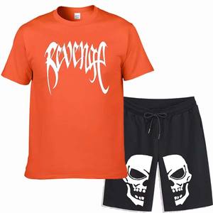 Deux pièces à manches courtes t-shirt et short ensemble d'été Top qualité hommes ensembles de shorts d'été en gros hommes vêtements d'été - Product Image 1