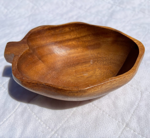 Cuenco de madera Decorativo Ecológico Forma de mango Personalizable Pulido Juego de cuencos de madera hechos a mano - Product Image 4