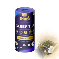Tisane de sommeil aux herbes à la valériane, camomille et lavande, avec logo personnalisé et marque privée