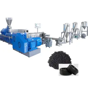 PVC Granules Hot Cutting Extrusion Machine Plastic Extruding Machine for PVC Cable Pellets