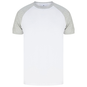 T-shirt blanc pour homme, coupe classique, couleur personnalisée, 100 % coton, meilleure qualité, t-shirt homme imprimé numériquement, col rond, manches raglan - Product Image 3