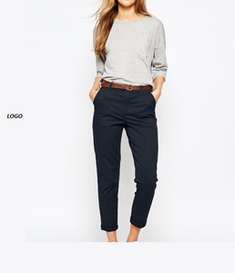 Haute qualité Vintage Chinos pantalon pour hommes formel bureau décontracté vêtements de plein air noir droit uni respirant confort de haute qualité - Product Image 1