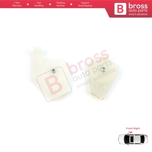 BWR5393+BWR1063 Front Right Window Regulator Repair Corner Cable <b>Roller</b> Pulley <b>Clips</b> Pin Set 1+2 for Doblo MK1 MPV Van 119 223 2 - Product Image 2