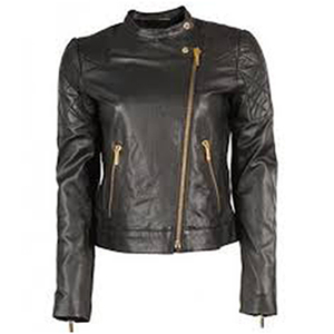 Chaqueta de cuero de piel de vaca genuina Prendas de abrigo de cuero real negro puro para mujer Ropa de invierno elegante Diseño duradero y cómodo - Product Image 1