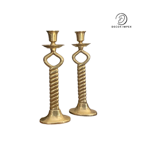 Portavelas personalizable de lujo de Metal 2 candelabros decoración del hogar para fiestas de boda y todos los demás lugares - Product Image 1