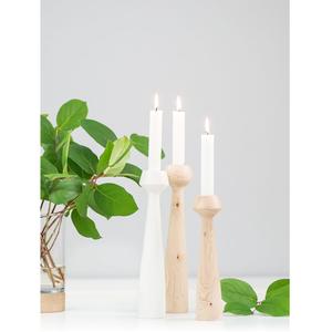 Support de bougie en bois pour décoration festive, Noël, mariage, événementiel, avec texture naturelle, écologique, fabriqué par Apex Align - Product Image 1