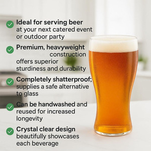 Vasos de Cerveza de Vidrio Estilo Clásico de 19 oz con Logotipo Personalizado, Venta al por Mayor de Vasos para Beber, Vasos de Cerveza Hechos a Mano - Product Image 4