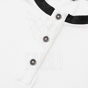 บริการ OEM เสื้อเชิ้ตแขนสั้นเฮนลีย์ ผ้าถักโพลีเอสเตอร์/คอตตอน เป็นมิตรกับสิ่งแวดล้อม ระบายอากาศได้ดี เสื้อลำลอง ราคาดีที่สุด - Product Image 4
