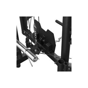 Máquina Multigimnasio Todo en Uno de Acero Transparente de Calidad Fitness Magnificent Class G9 con Ganchos de Seguridad Opcionales y Prensa de Piernas - Product Image 4