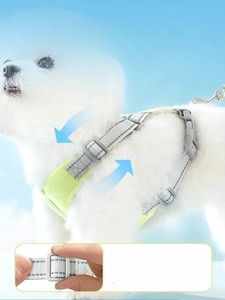 Correa de Pecho Transpirable de Nailon y Poliéster para Perros Pequeños/Medianos, Correa Ajustable Tipo Chaleco Reflectante para Perros, de Vietnam - Product Image 5