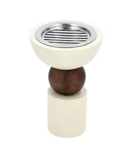 Wholesale Incense Arabic Wooden <b>Bakhoor</b> Burner Mubkhar Set <b>Oud</b> Mubkhar Incense Cone Burner From India - Product Image 5
