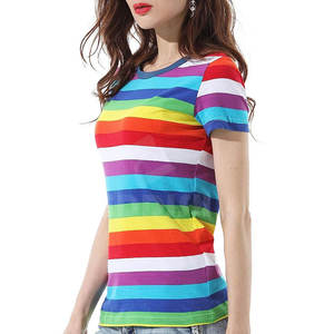 Ropa de calle cómoda Camisetas Precio al por mayor Camiseta de mujer Venta caliente Camiseta transpirable Mujer - Product Image 3