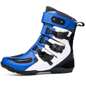 Chaussures de moto unisexes de qualité supérieure, vente en gros, cuir, imperméables, respirantes, coupe-vent, grande taille, dernier style - Product Image 6