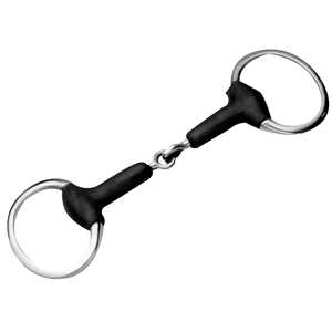 Mèche articulée et française Eggbutt | Mèche d'équitation durable en acier inoxydable pour l'entraînement et le contrôle équestre - Product Image 1