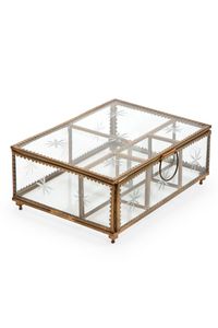 Moderno Joyero de Metal y Vidrio, Organizador de Vidrio Premium que Ofrece una Solución de Almacenamiento y Exhibición de Joyas Elegante y Segura - Product Image 2