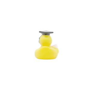 Pato de Goma de Diseño Moderno con Birrete de Licenciado y Diploma, Artículo Decorativo Adorable - Product Image 6
