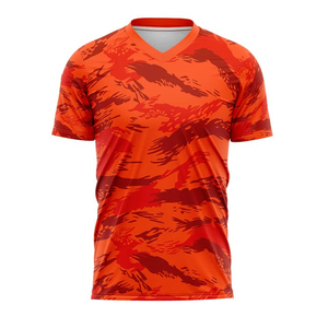 Services OEM et ODM disponibles pour les maillots de football à col rond et manches courtes pour adultes hommes - Product Image 2