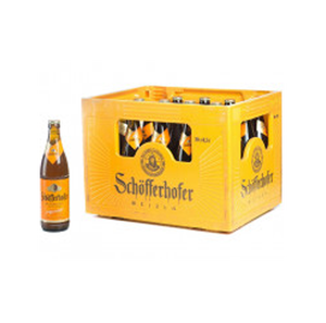 เบียร์ Schöfferhofer Naturally Cloudy Hefeweizen แบบขวด 20 ขวด ขนาด 0.5 ลิตร ต่อขวด บรรจุในลังแบบใช้ซ้ำได้ ประกอบด้วยข้าวสาลีและมอลต์ข้าวบาร์เลย์ 5 เปอร์เซ็นต์ - Product Image 1