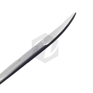 Tijeras de disección operativas de acero inoxidable de alta calidad, instrumentos médicos manuales de potencia con revestimiento negro dorado curvo recto - Product Image 4