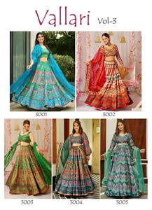 Designer Multicolor Silk LehengaCholi Hand Pasted Siroksi Work Lace Anti-Static Ethnic Wear for Classic <b>Floor</b>-Length Parties - Product Image 6