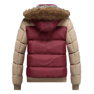 New Jackets Men Winter Puffer Windproof Warm Faux <b>Fur</b> <b>Hoodies</b> Outwear Slim Coats Windbreaker Men Jacket - Product Image 6