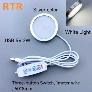 RGB Bambu Lab Puck <b>Light</b> with IR Remote Control <b>USB</b> Powered <b>LED</b> 3D Printer Home Lamp Thin Cabinet Counter Minimalist Design - Product Image 4