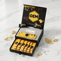 Pack Combo Miel et Chocolat Noir en Promotion, Packs de Luxe Miel aux Herbes et Chocolat Jaune VIP pour Fournisseurs