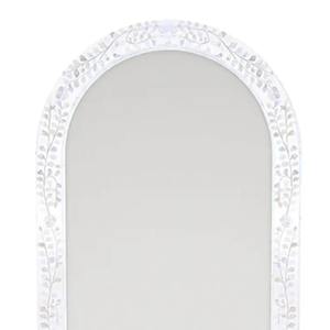 Cadre de miroir mural en incrustation d'os de luxe de qualité supérieure pour intérieurs modernes et bohèmes disponible au meilleur prix - Product Image 4