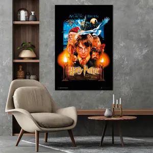 Affiche Harry Potter et la Pierre philosophale, scène magique de Poudlard pour plaques décoratives - Product Image 3