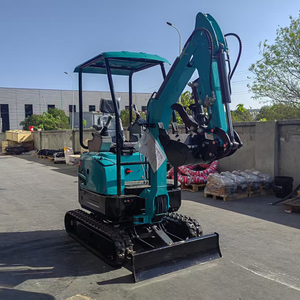Micro excavadora con motor diésel de 2 toneladas CE EPA Euro 5, miniexcavadora hidráulica completa para granja, ensacadora pequeña todoterreno sobre orugas a la venta - Product Image 1