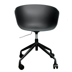 Chaise pivotante réglable en hauteur GAKH-53PP, design minimaliste, dossier en plastique, tissu en mousse, pour chambre à coucher, bureau à domicile, hôpital - Product Image 5