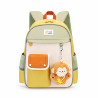 Sac à dos maternelle SUN EIGHT en peluche motif animal de dessin animé mignon pour tout-petits, léger, modèle 22318